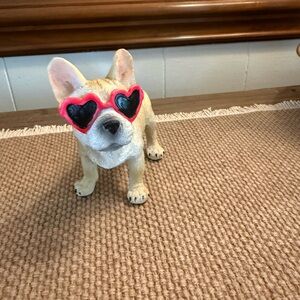 Chic French Bulldog Figurine~valentines day decorations~pet lovers~dog lovers~